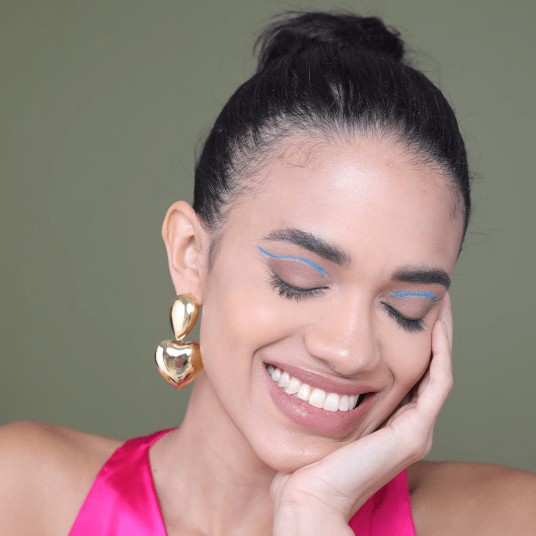 Aditi Rao Hydari in Heart Earrings