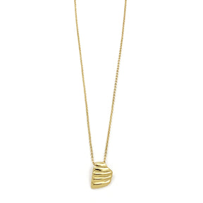 14K Gold Plated Sunray Pendant Necklace