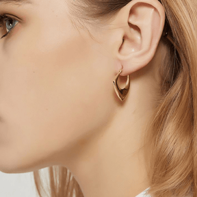 Unique 18K Gold Plated Kira Hoops