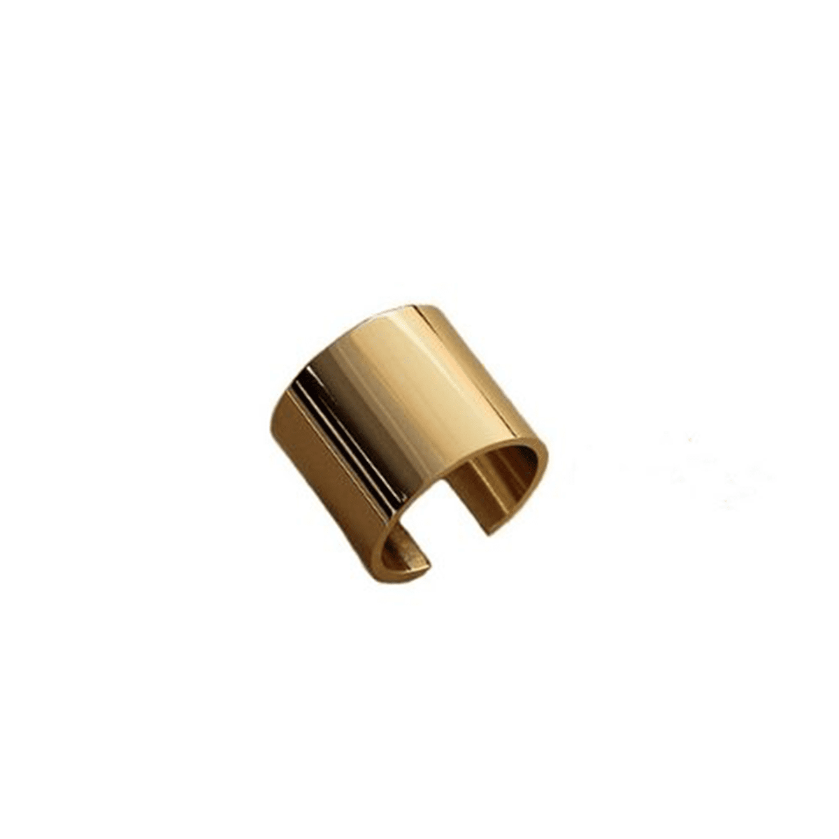Handmade 18k gold plated contemporary adjustable ring - Tanzire